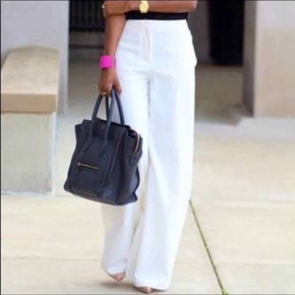 NWT Ann Taylor white Margo pants. Size 6